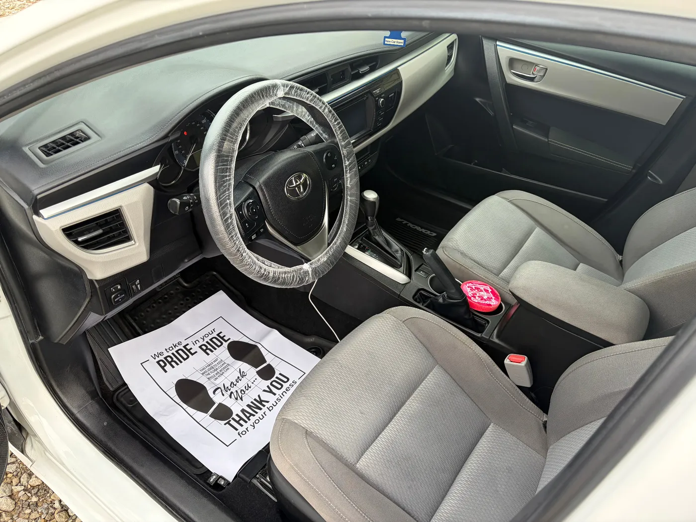 Interior detailing result